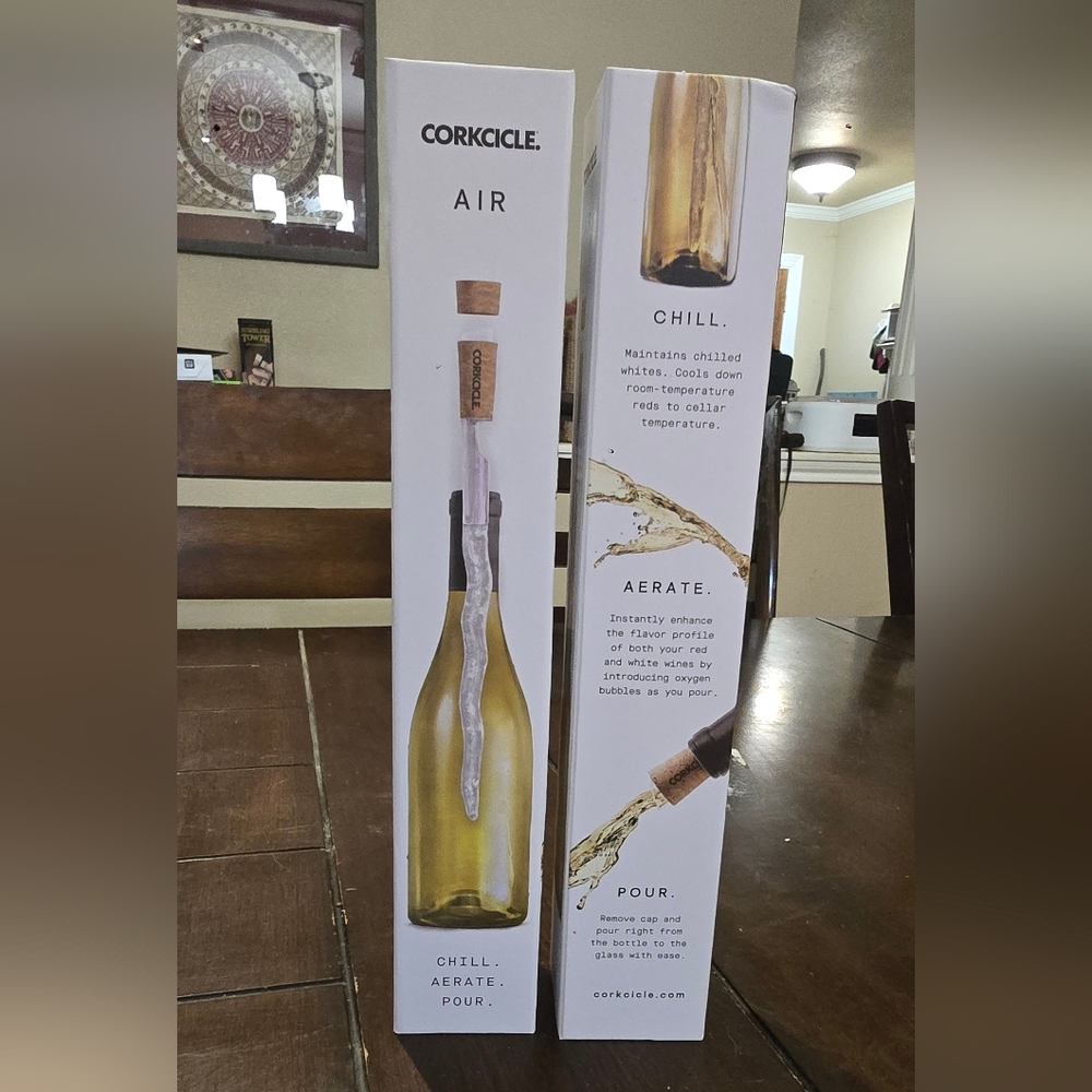 2 Brand new Corkcicle Wine Chiller and Aerator